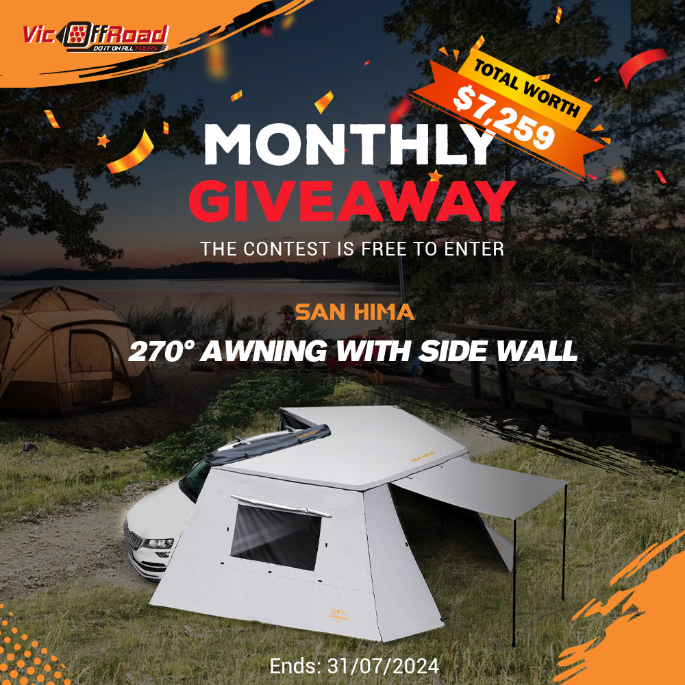 No.22 Monthly Giveaway & Winner - SAN HIMA 270° Awning With Side Wall