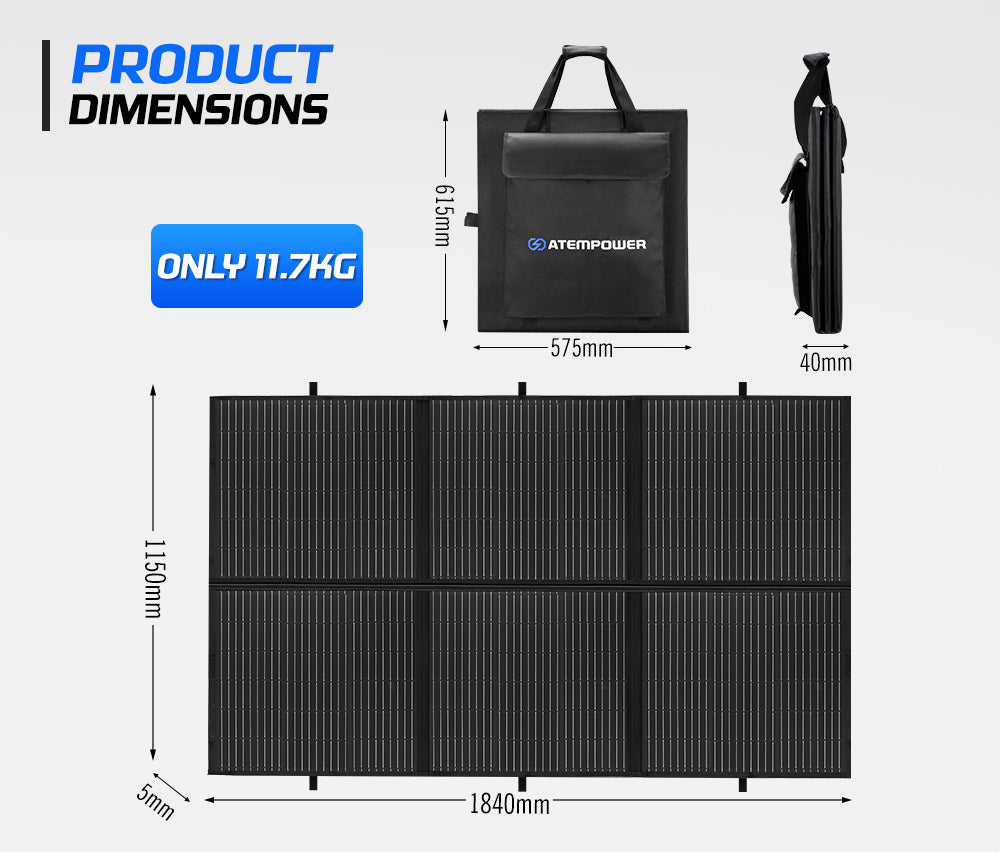 12V 300W Folding Solar Panel Blanket