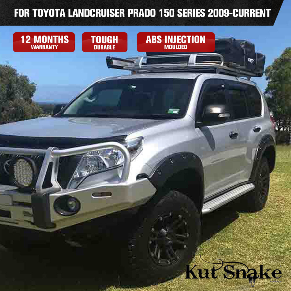 Kut Snake Flares for Toyota Landcruiser Prado 150 Series 2009-Current ABS