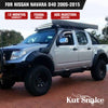 Kut Snake Flares for Nissan Navara D40 2005-2015 ABS