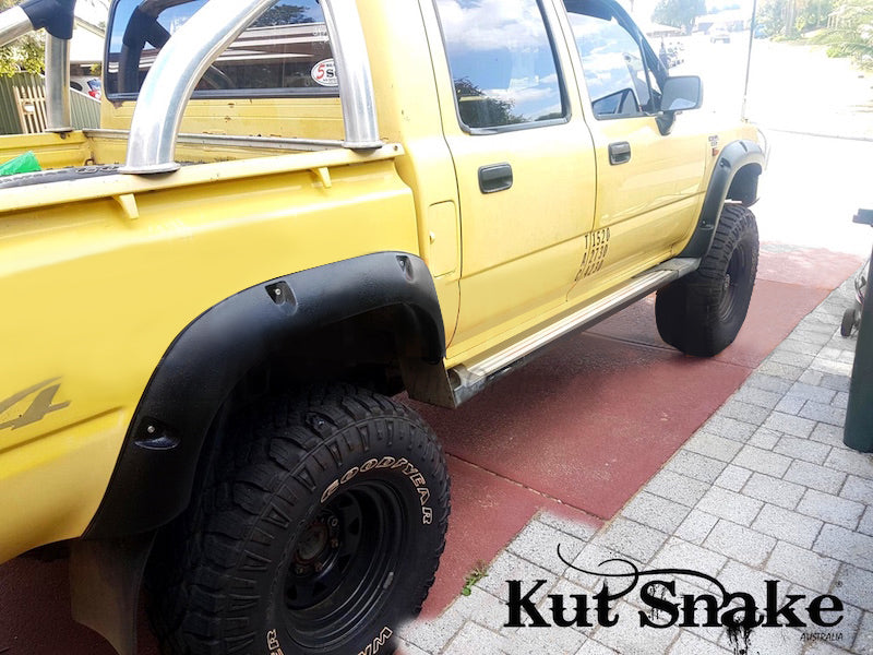 Kut Snake Flares for Toyota Hilux 106 Series 1989-1997 Dual Cab ABS