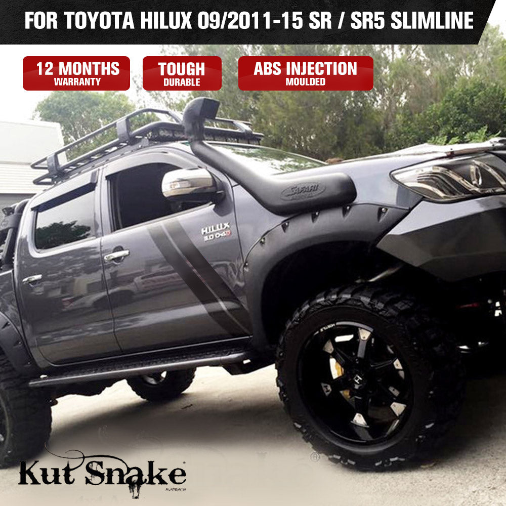 Kut Snake Flares for Toyota Hilux N70 09/2011-15 SR / SR5 Slimline ABS