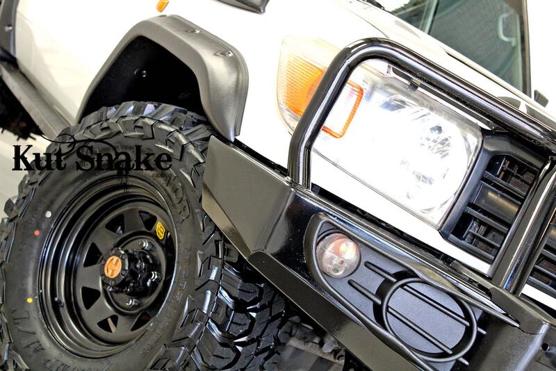 Kut Snake Flares For Toyota Landcruiser 76 Series ABS Kit Full Set 2007-on