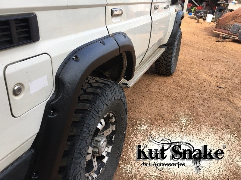 Kut Snake Flares For Toyota Landcruiser 76 Series ABS Kit Full Set 2007-on