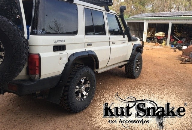 Kut Snake Flares For Toyota Landcruiser 76 Series ABS Kit Full Set 2007-on