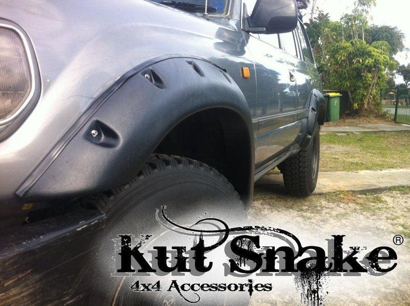 Kut Snake Flares for Toyota Landcruiser 80 Series 1990-1997 ABS