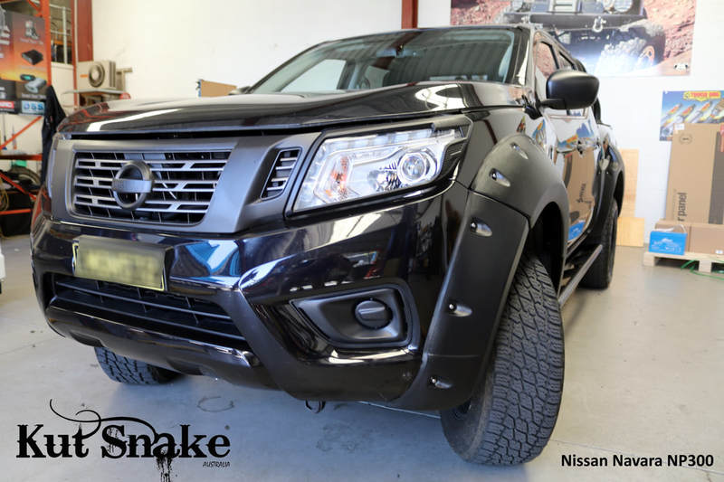 Kut Snake Flares for Nissan Navara NP300 ABS Standard 85mm ABS