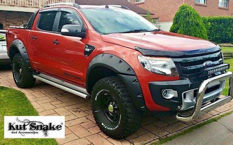 Kut Snake Flares for Ford Ranger PX 2012-2018 Slimline ABS