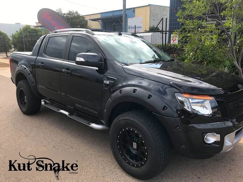 Kut Snake Flares for Ford Ranger PX 2012-2018 Slimline ABS