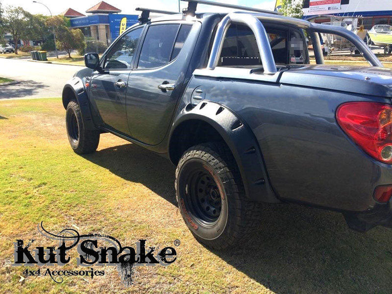 Kut Snake Flares for Mitsubishi Triton ML / MN 2006-2015 ABS