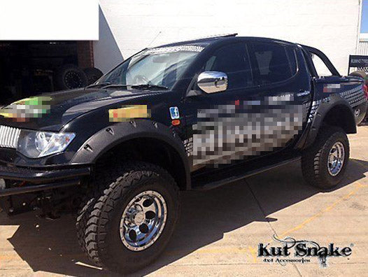 Kut Snake Flares for Mitsubishi Triton ML / MN 2006-2015 ABS