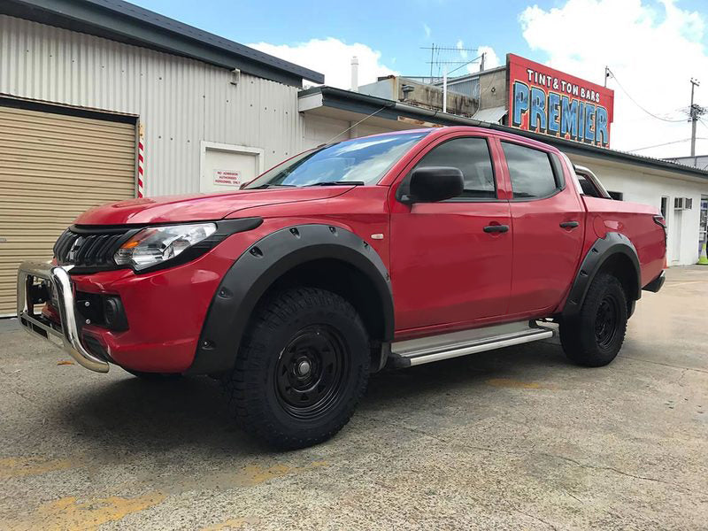 Kut Snake Flares for Mitsubishi Triton MQ 2015-10/2018 Full Set ABS