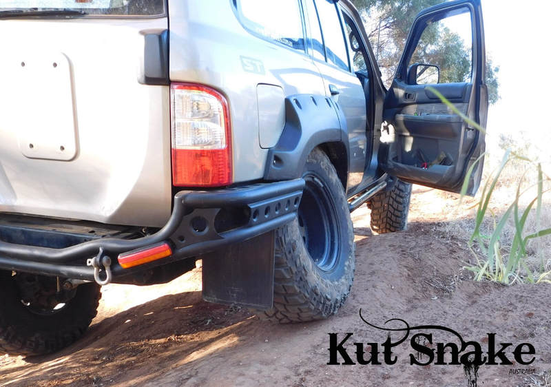 Kut Snake Flares for Nissan Patrol GU Series All Models ABS 75mm