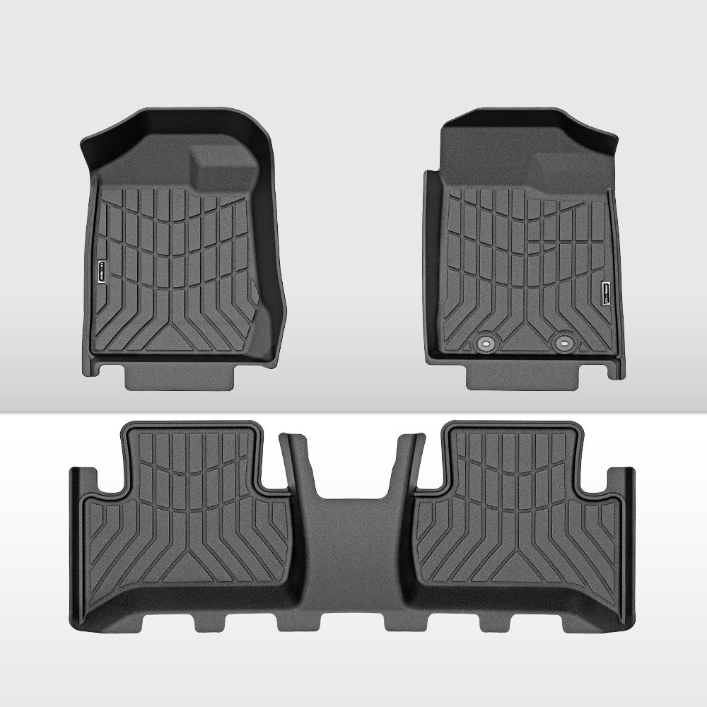 KIWI MASTER 3D TPE Car Floor Mats Liner for Isuzu MU-X MUX 2013-2020