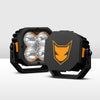 LIGHTFOX Pair 3inch Cygnus-4 Osram LED Pod Lights 1Lux@380m 3,834LM