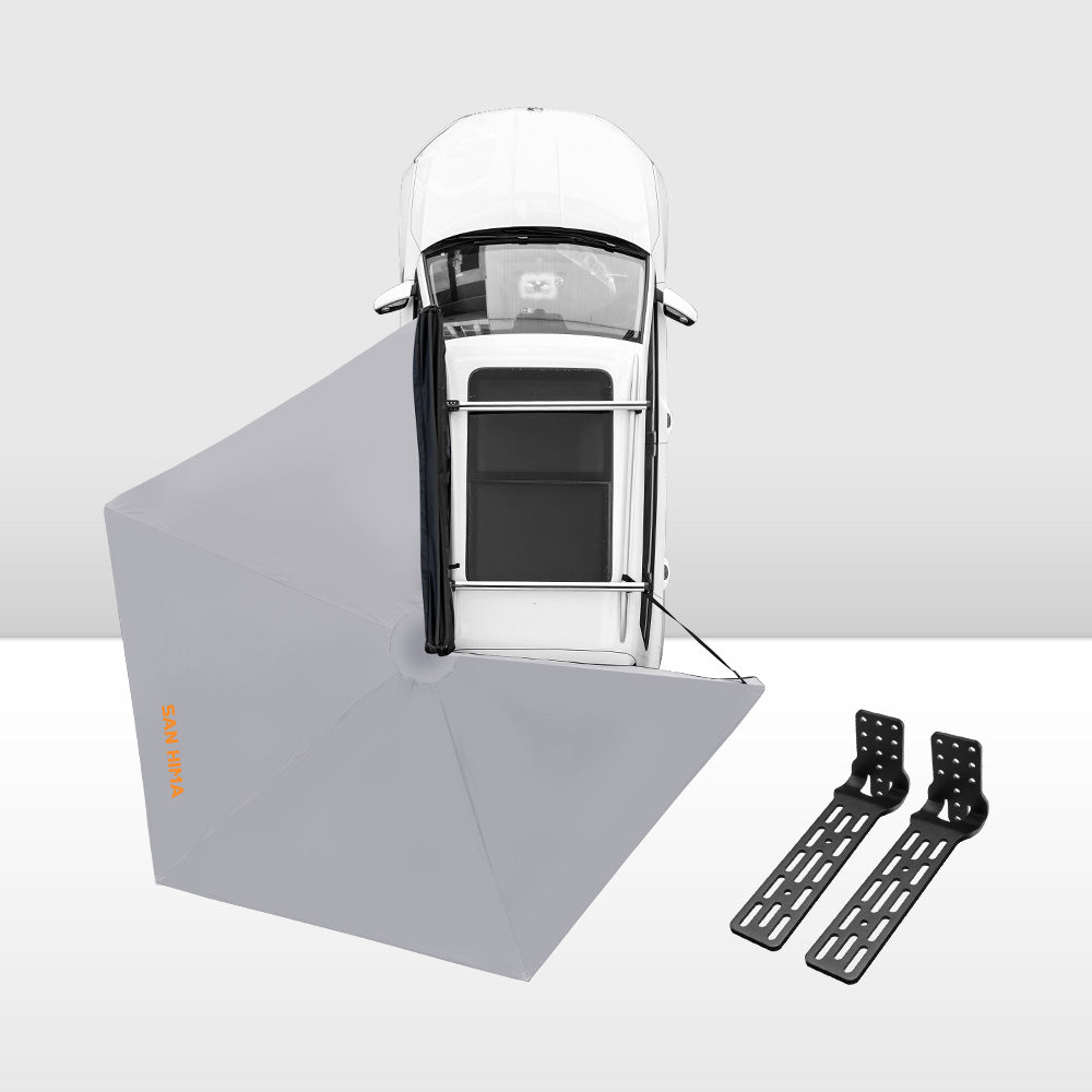 San Hima 270 Degree Free-Standing Awning 600D Double-Ripstop + "L" Bracket