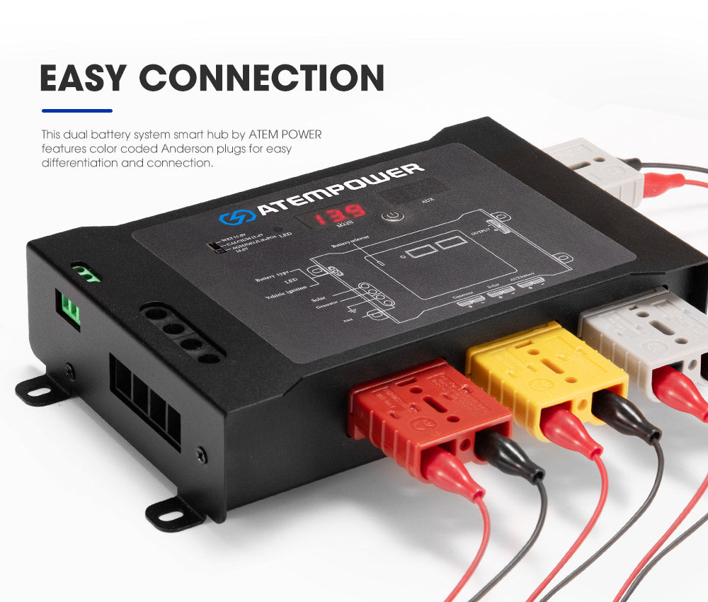 Smart Hub Dual Battery System Fit DC to DC Chargers