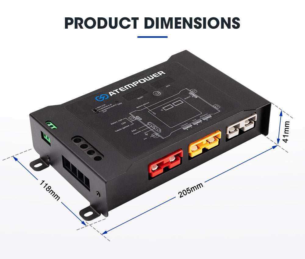 Smart Hub Dual Battery System Fit DC to DC Chargers