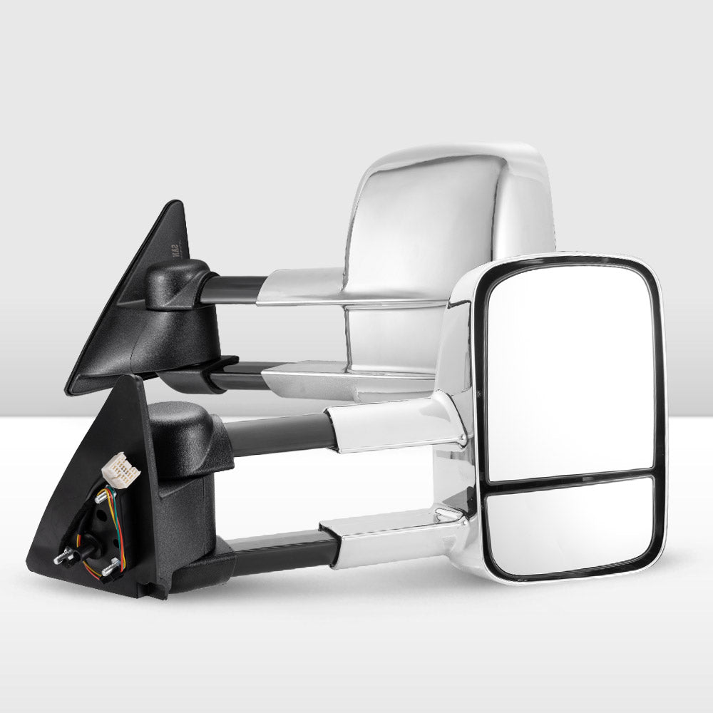 SAN HIMA Pair Extendable Towing Mirrors Gen1 Fit Toyota Landcruiser 100 Series 1998-2007