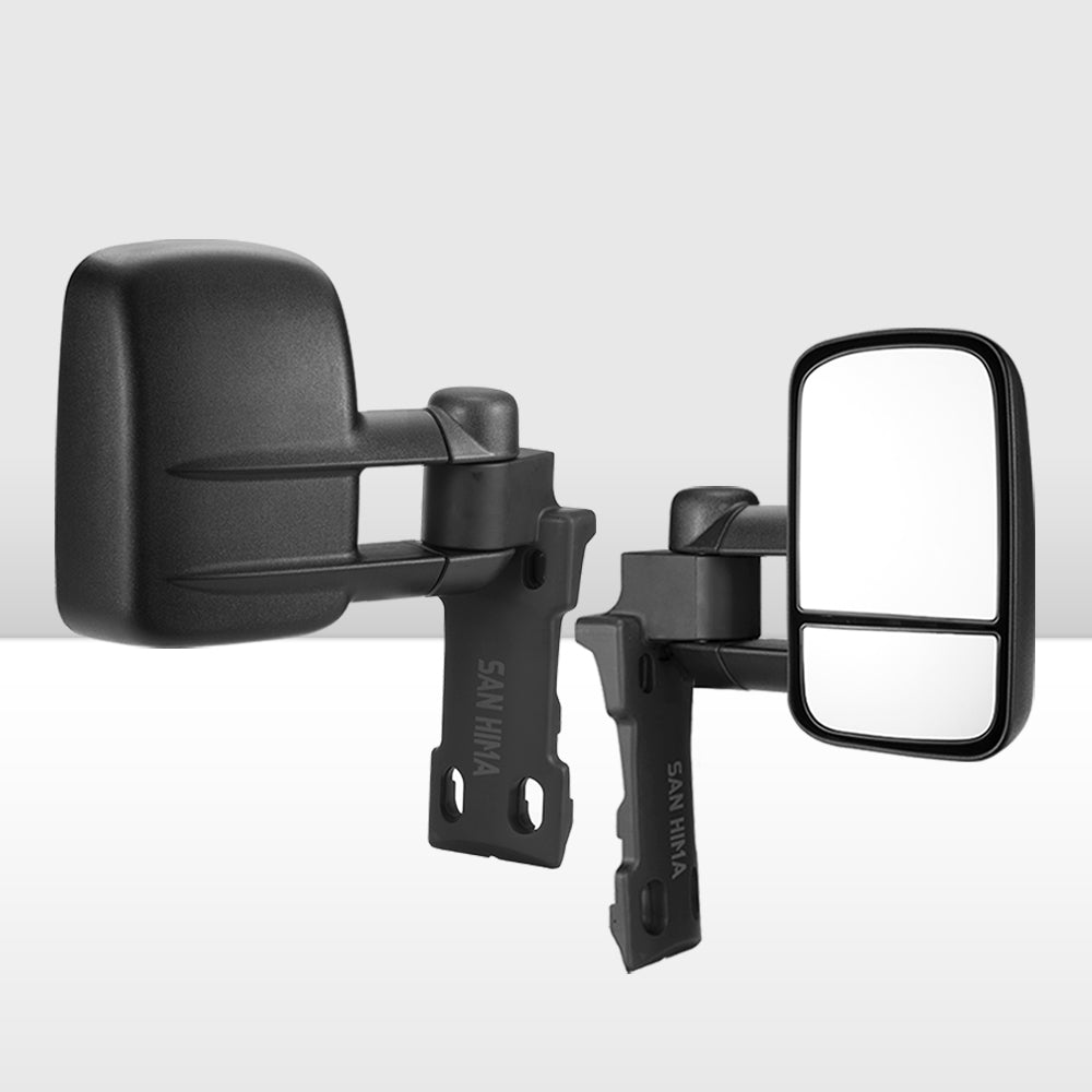 SAN HIMA Extendable Towing Mirrors Gen1 Pair  For Toyota Landcruiser 70-79 1984-Current