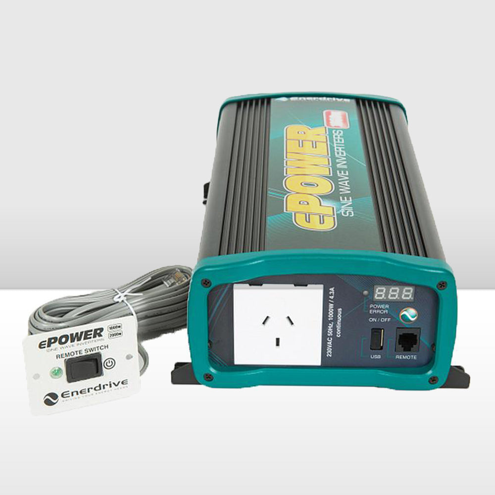 ENERDRIVE EPOWER 1000W/12V PSW Inverter