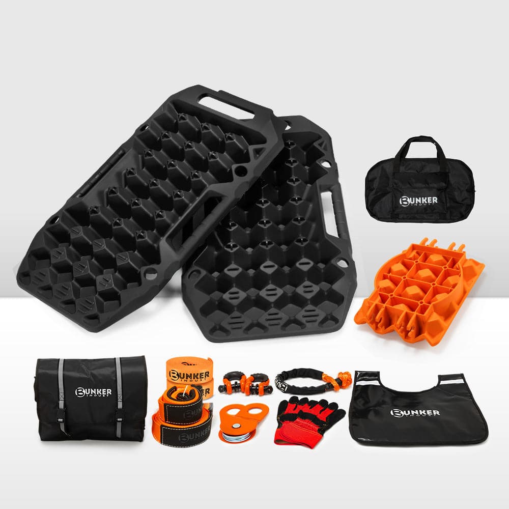 Recovery Tracks Sand Track 15T Black + 10PCS Recovery Kit