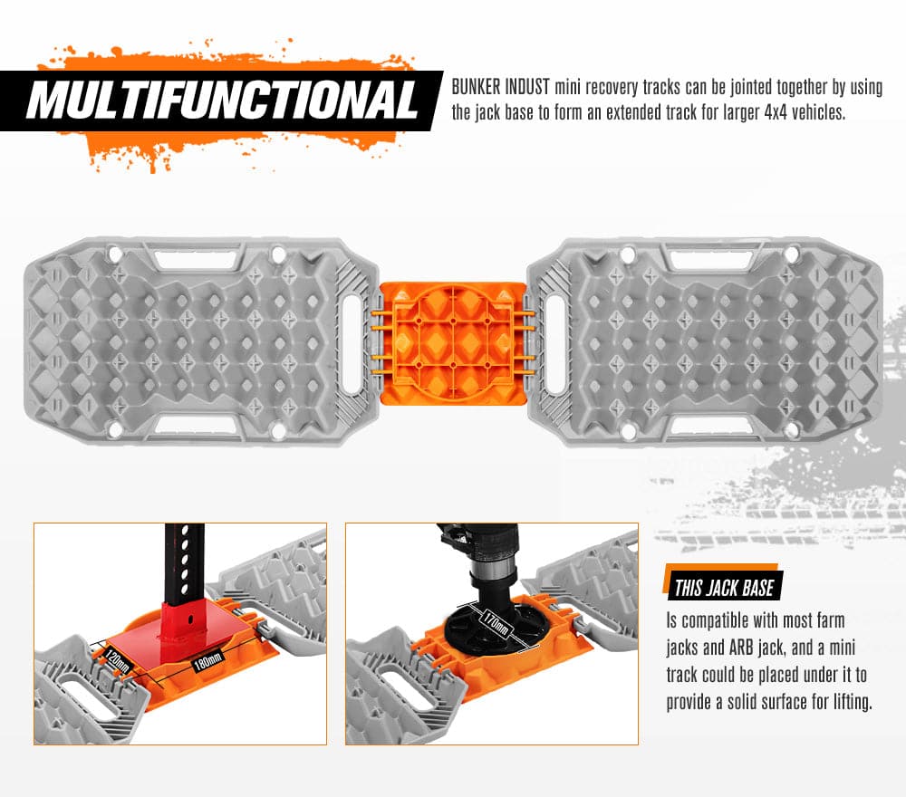 Recovery Tracks Sand Track 15T Grey + 7PCS Recovery Kit